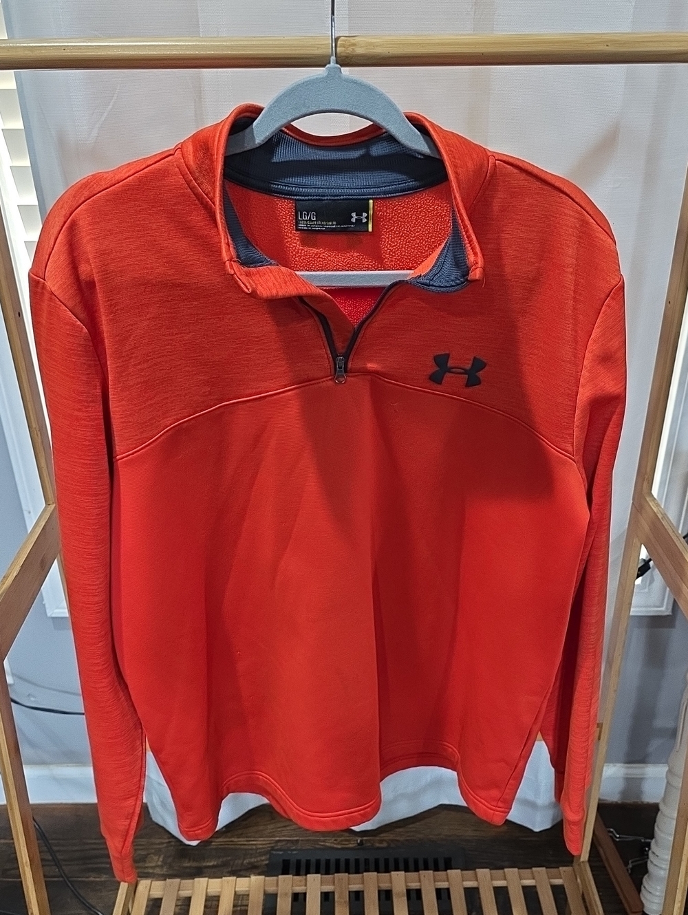 Under Armour Men’s Bright Orange Half-Zip Performance Pullover